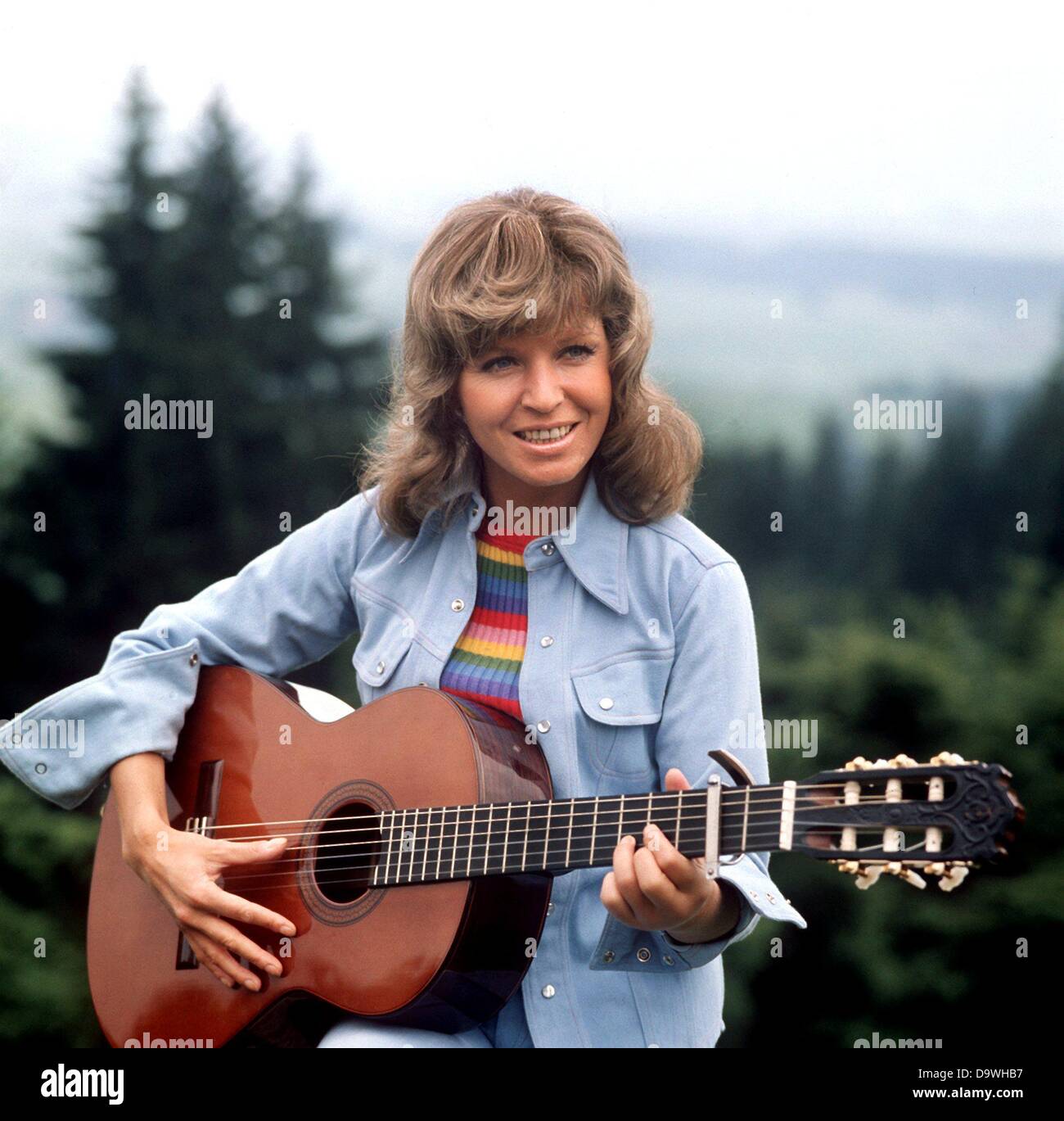 Picture of singer Manuela from 1973 Stock Photo - Alamy