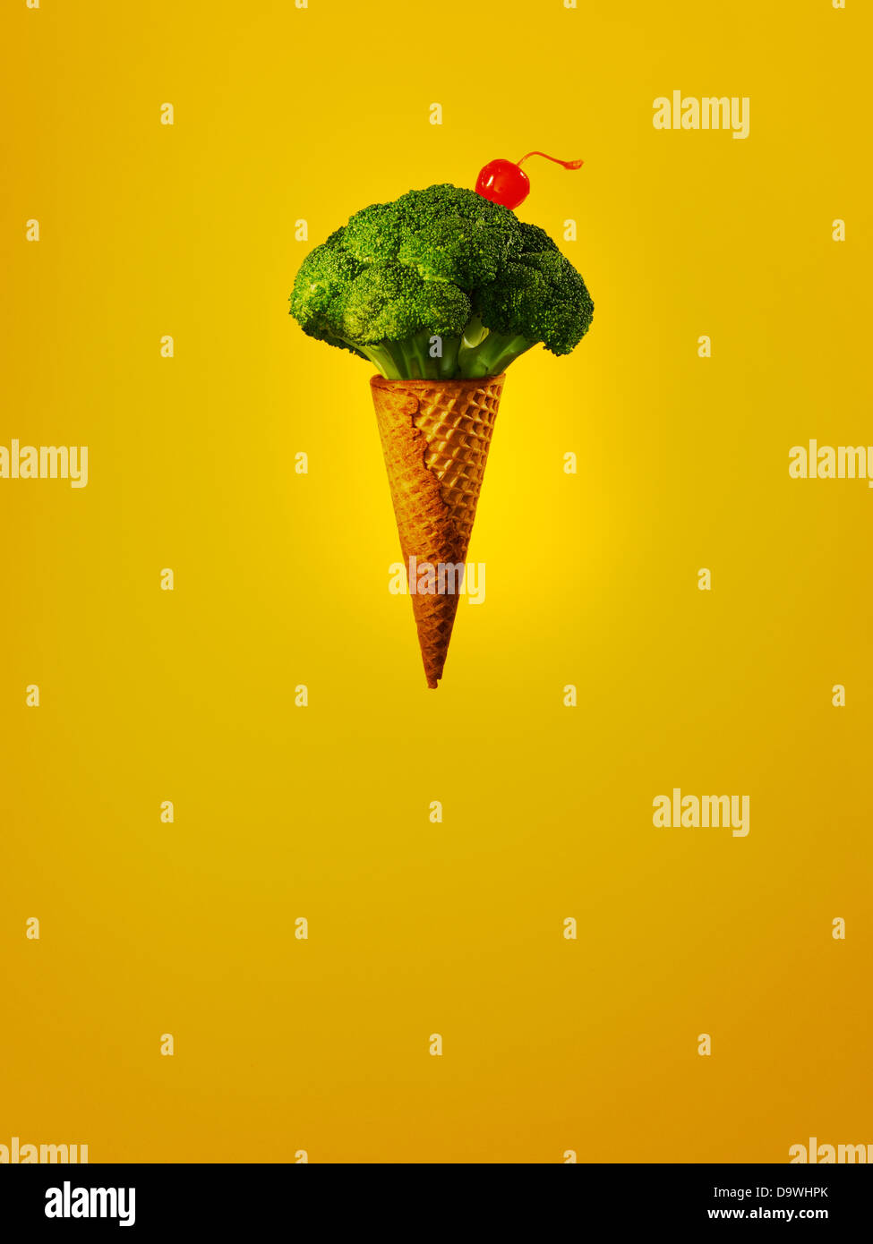 broccoli ice cream Stock Photo Alamy