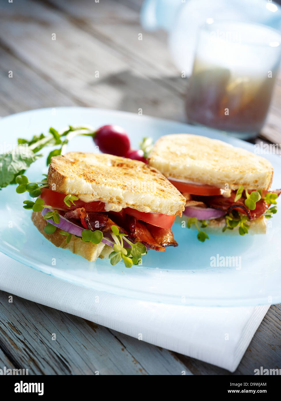 gourmet sandwich Stock Photo