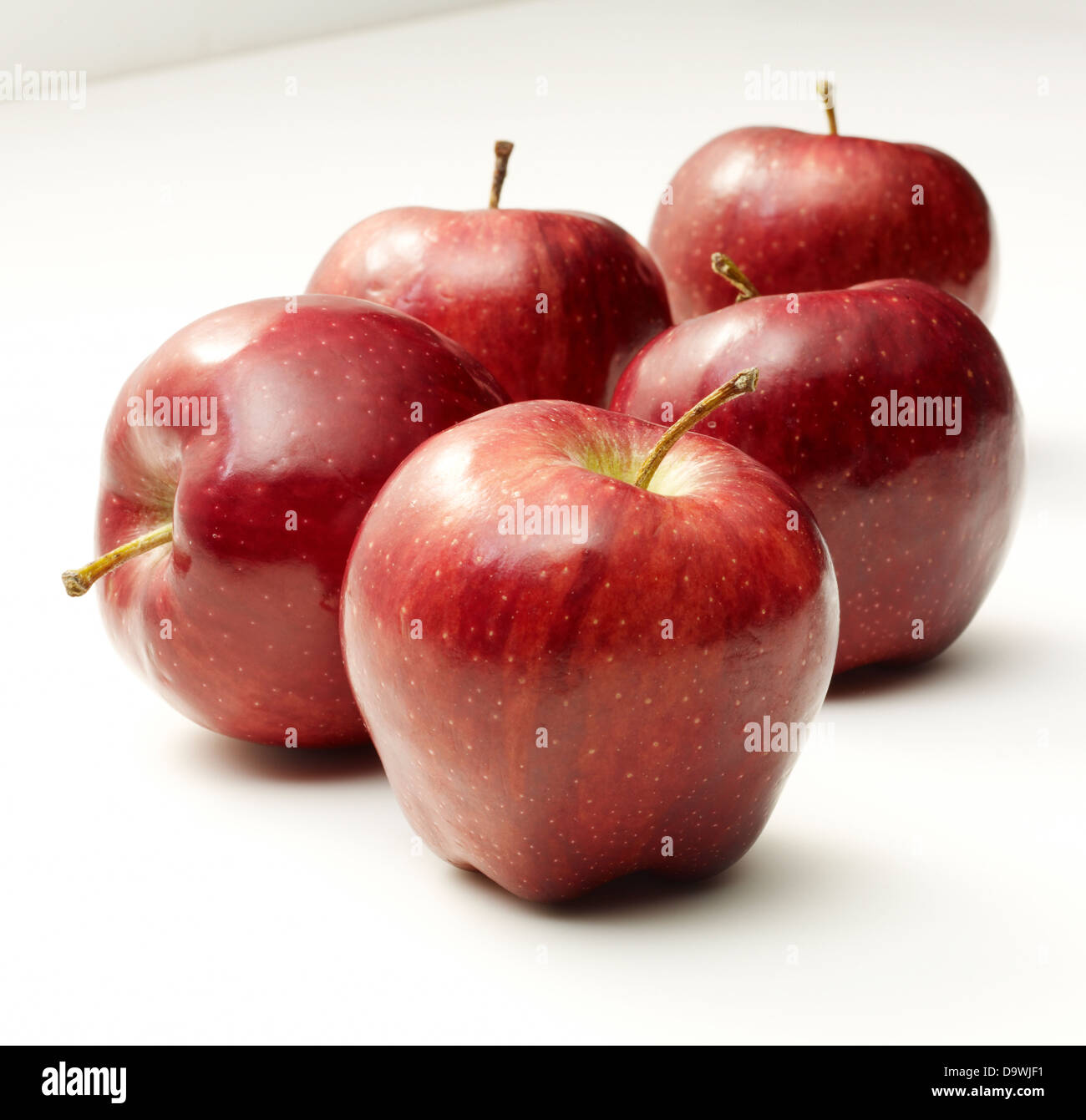 Red apples Stock Photo