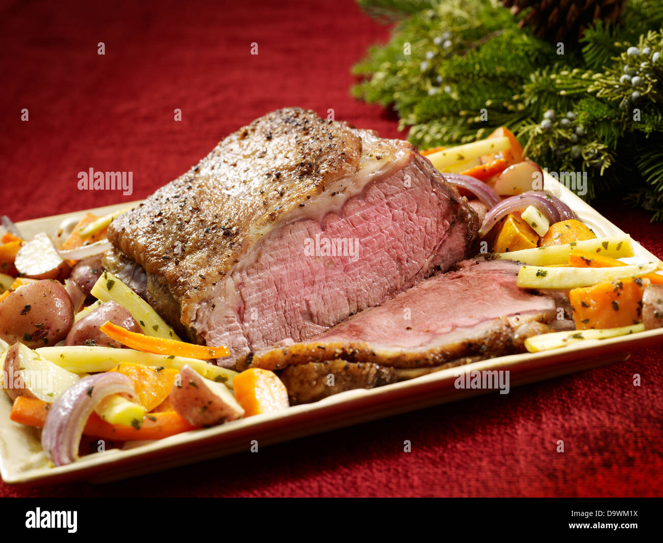Christmas dinner Stock Photo