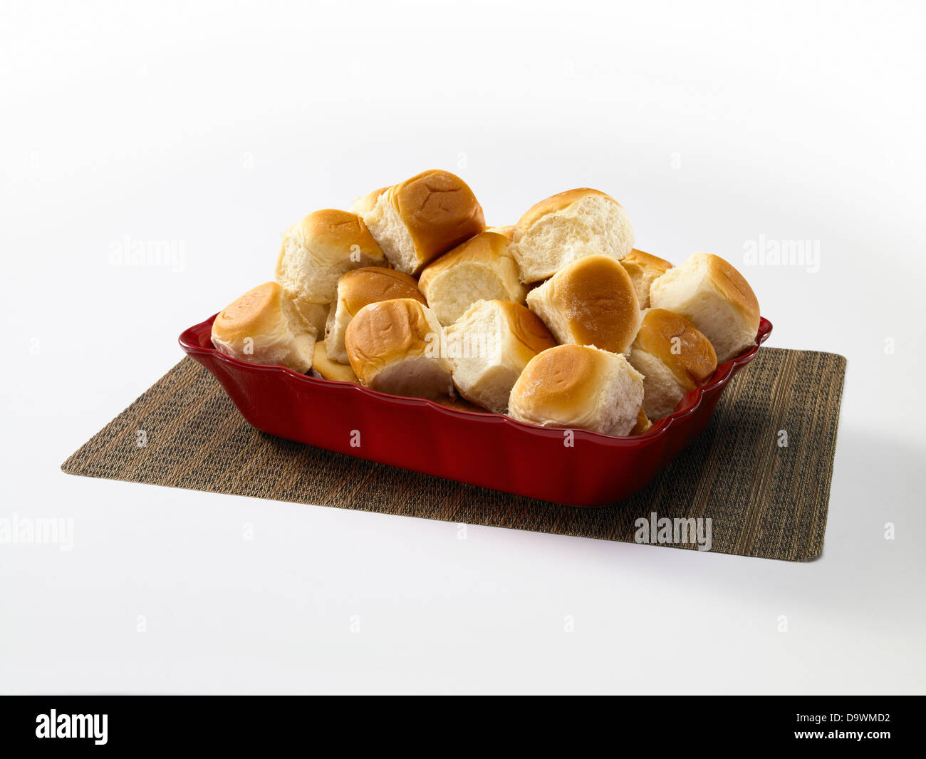 classic bread rolls Stock Photo