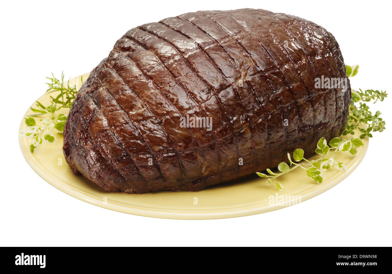 prepared boneless beef chuck shoulder clod roast Stock Photo Alamy