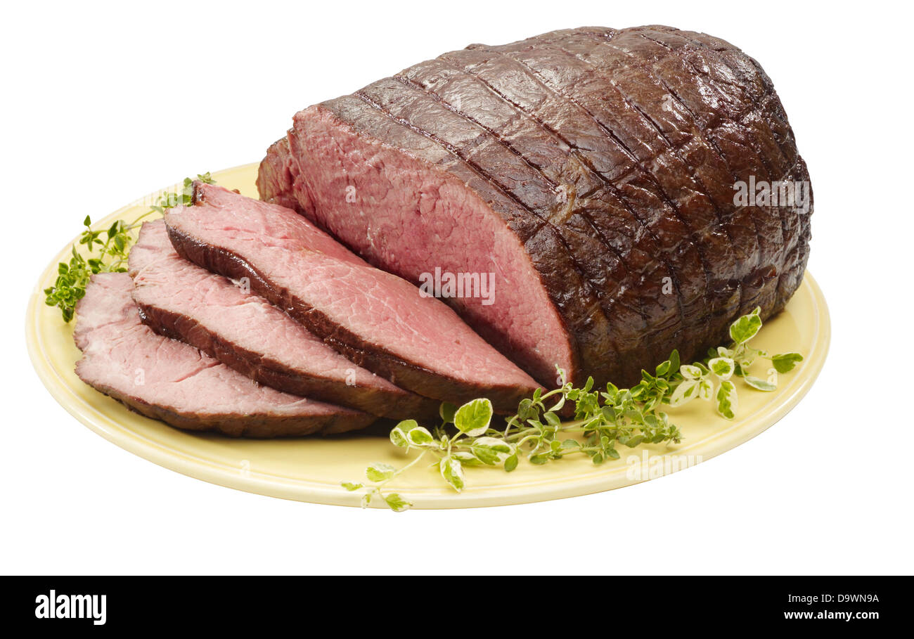 prepared boneless beef chuck shoulder clod roast Stock Photo