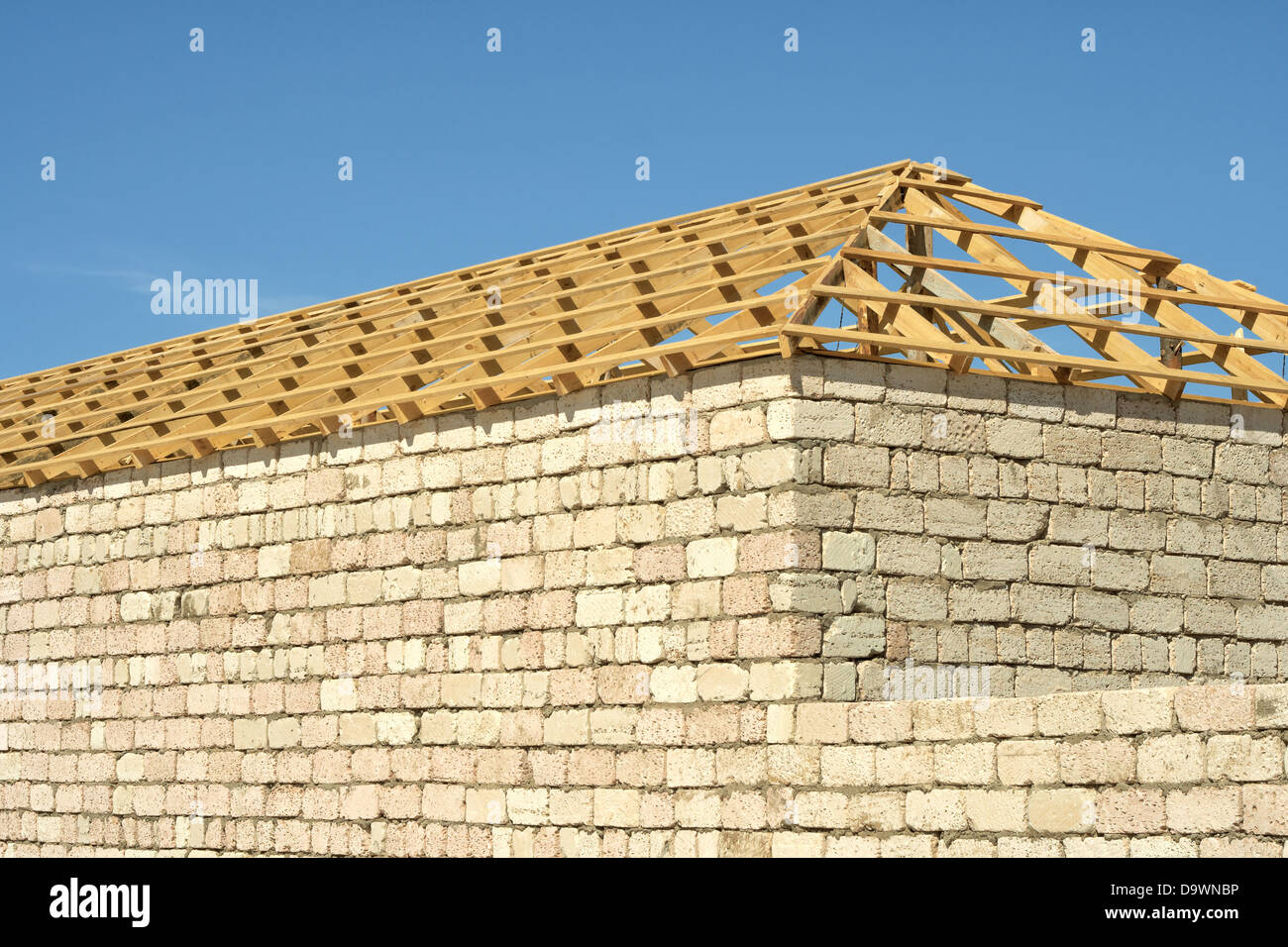 architecture, woodwork, background, pattern, rough, row, rectangle, outdoors, coquina, concrete, built, brickwork, plank, detail Stock Photo