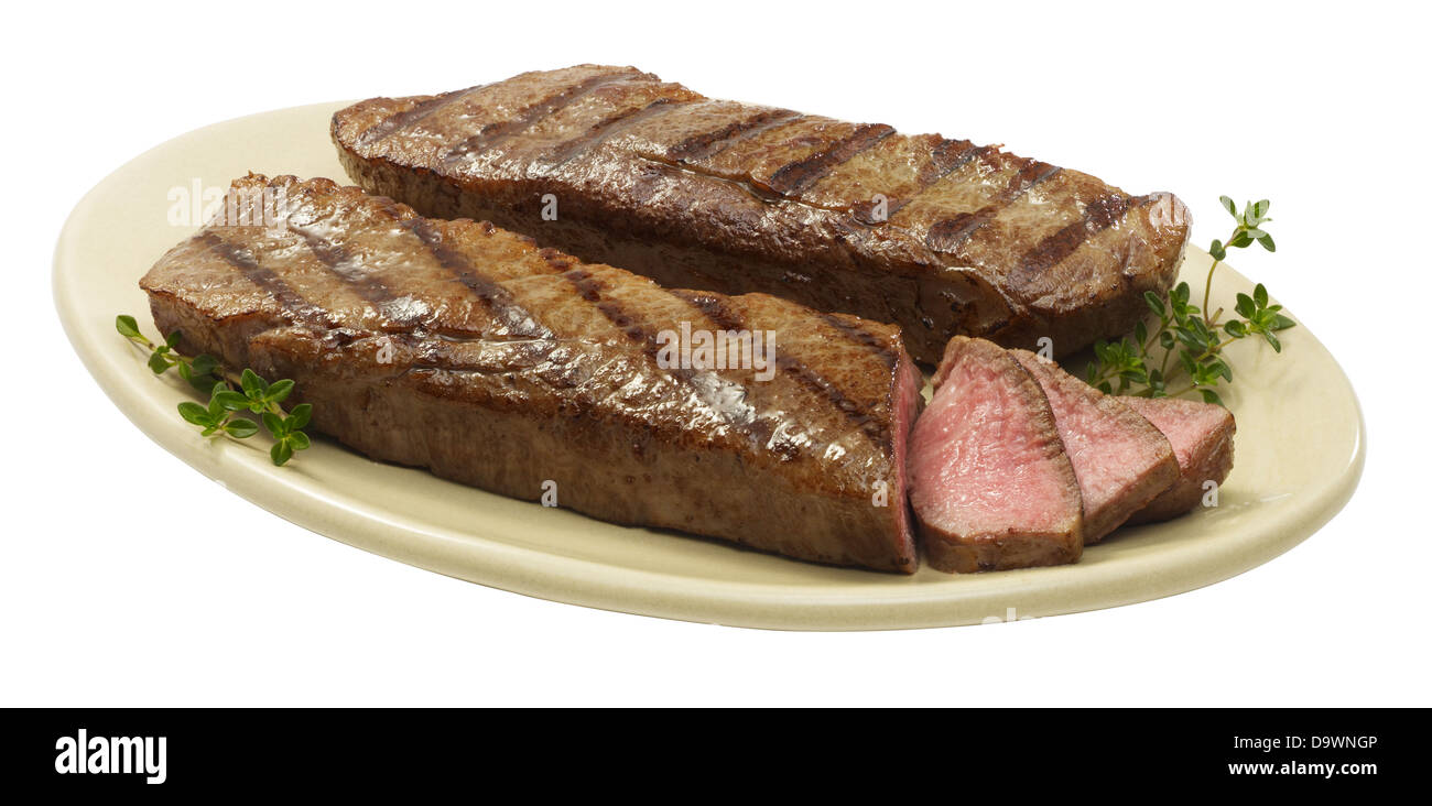 prepared beef loin tritip Stock Photo