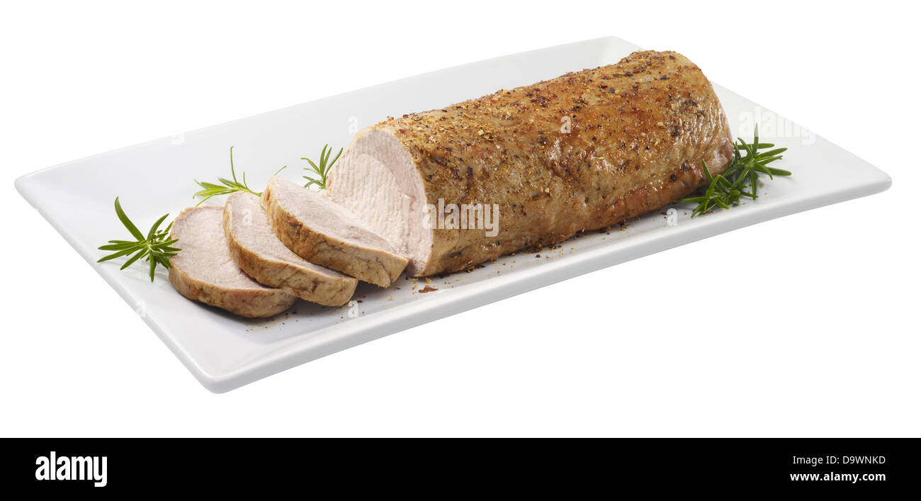 pork loin boneless prepared Stock Photo