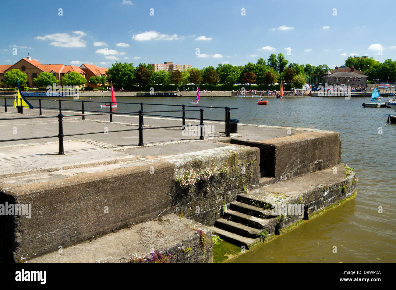 floating harbour, bristol, england Stock Photo Alamy