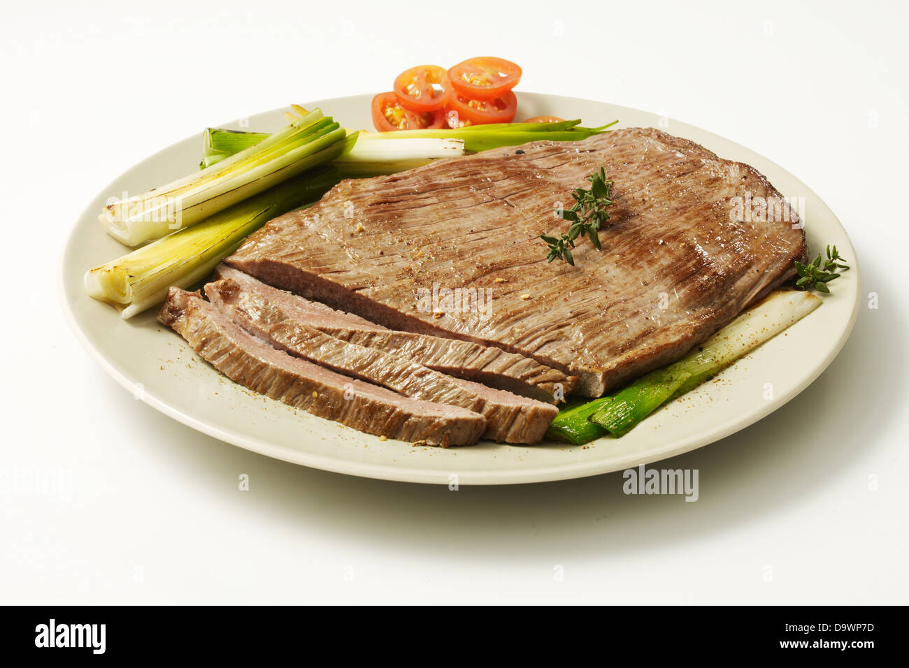 lank steak cut Stock Photo