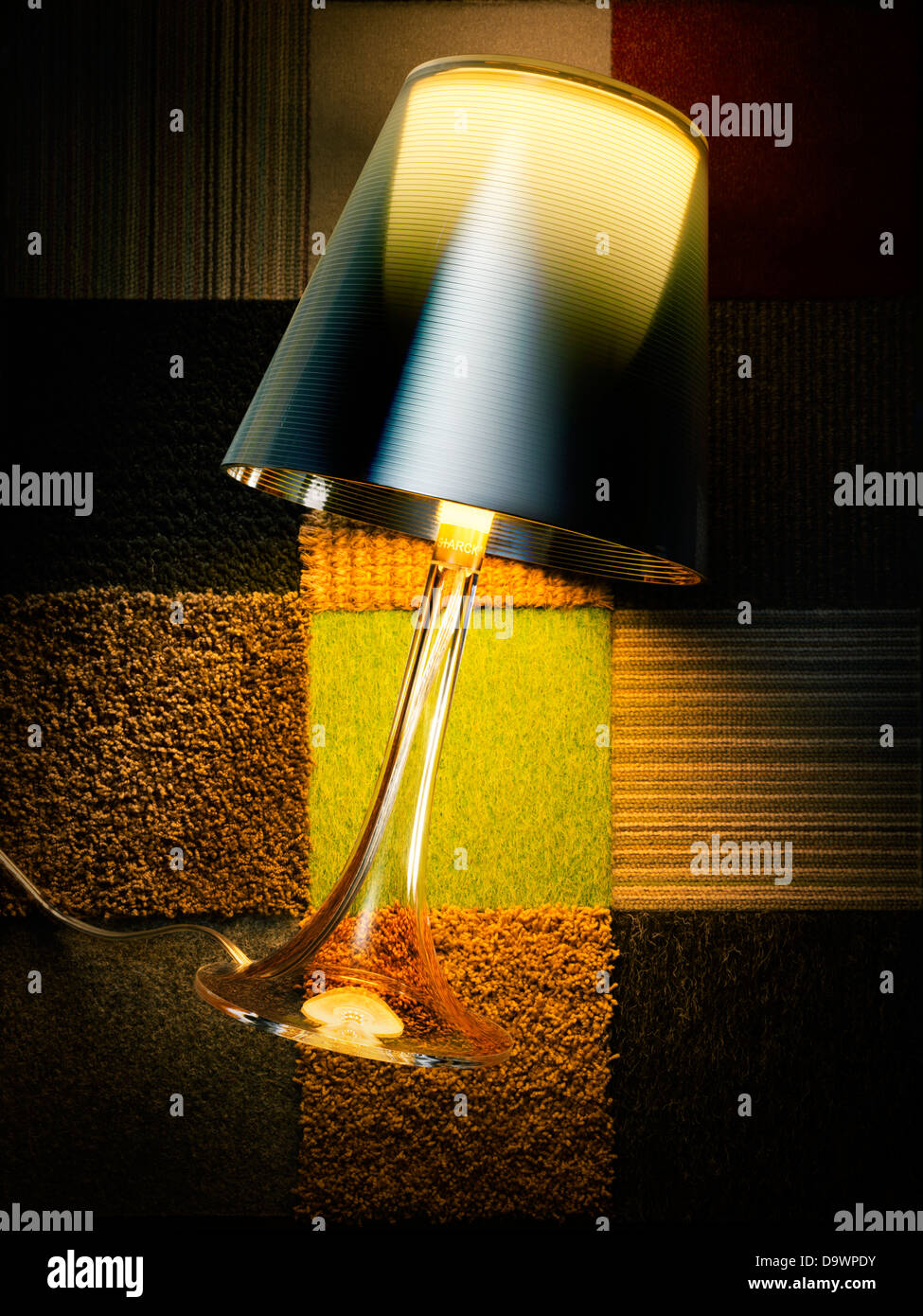 lamp on a rug Stock Photo Alamy