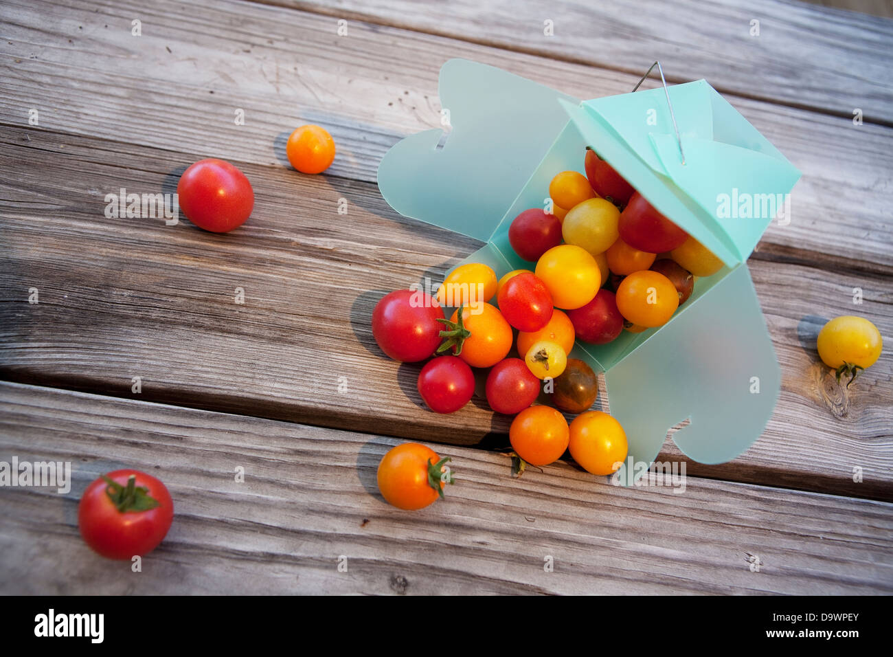 cherry tomatoes Stock Photo