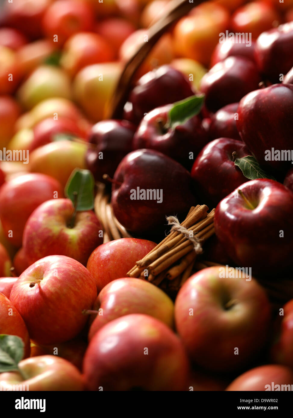 apple stand Stock Photo