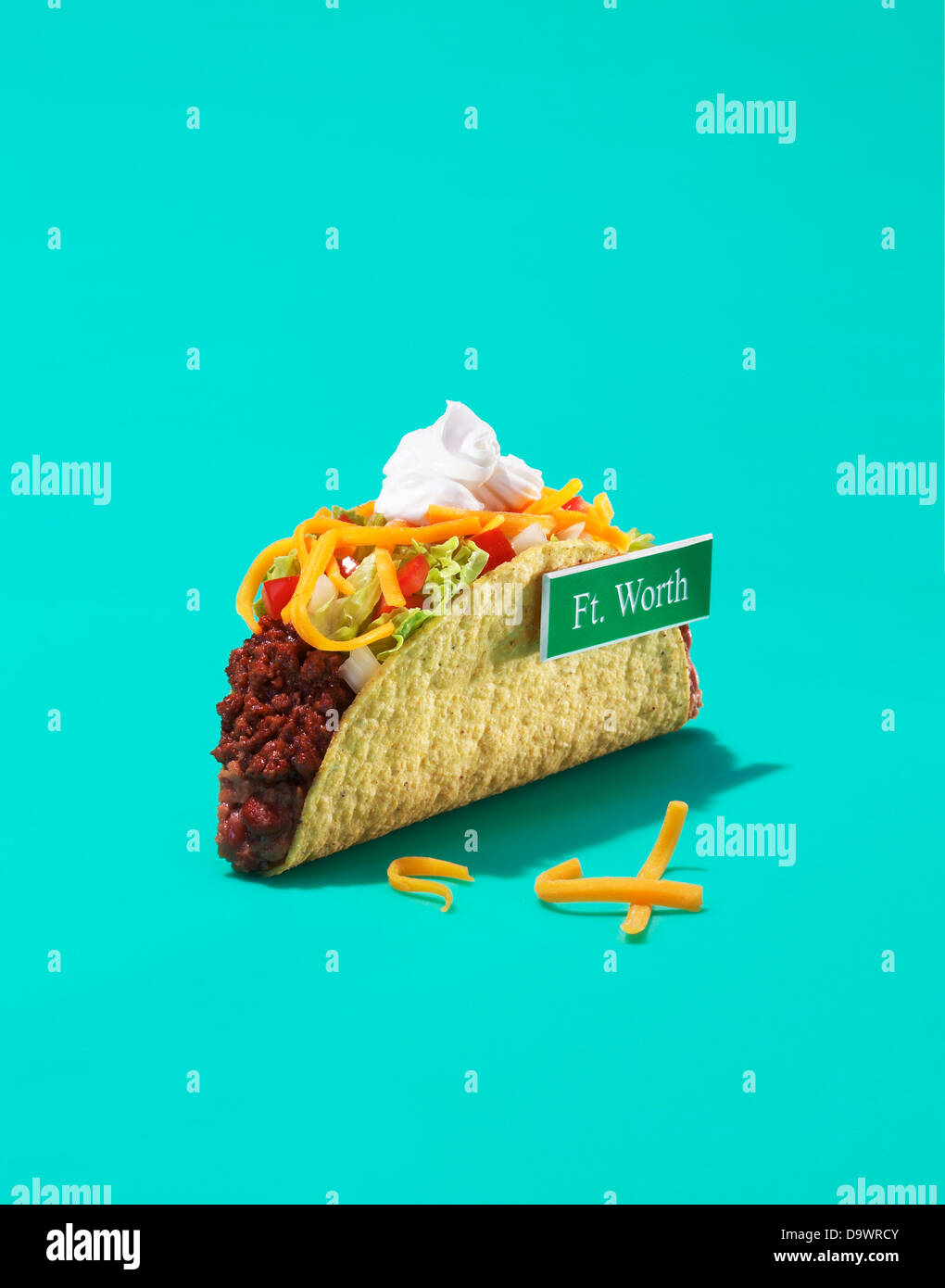 Worth it taco Stock Photo Alamy