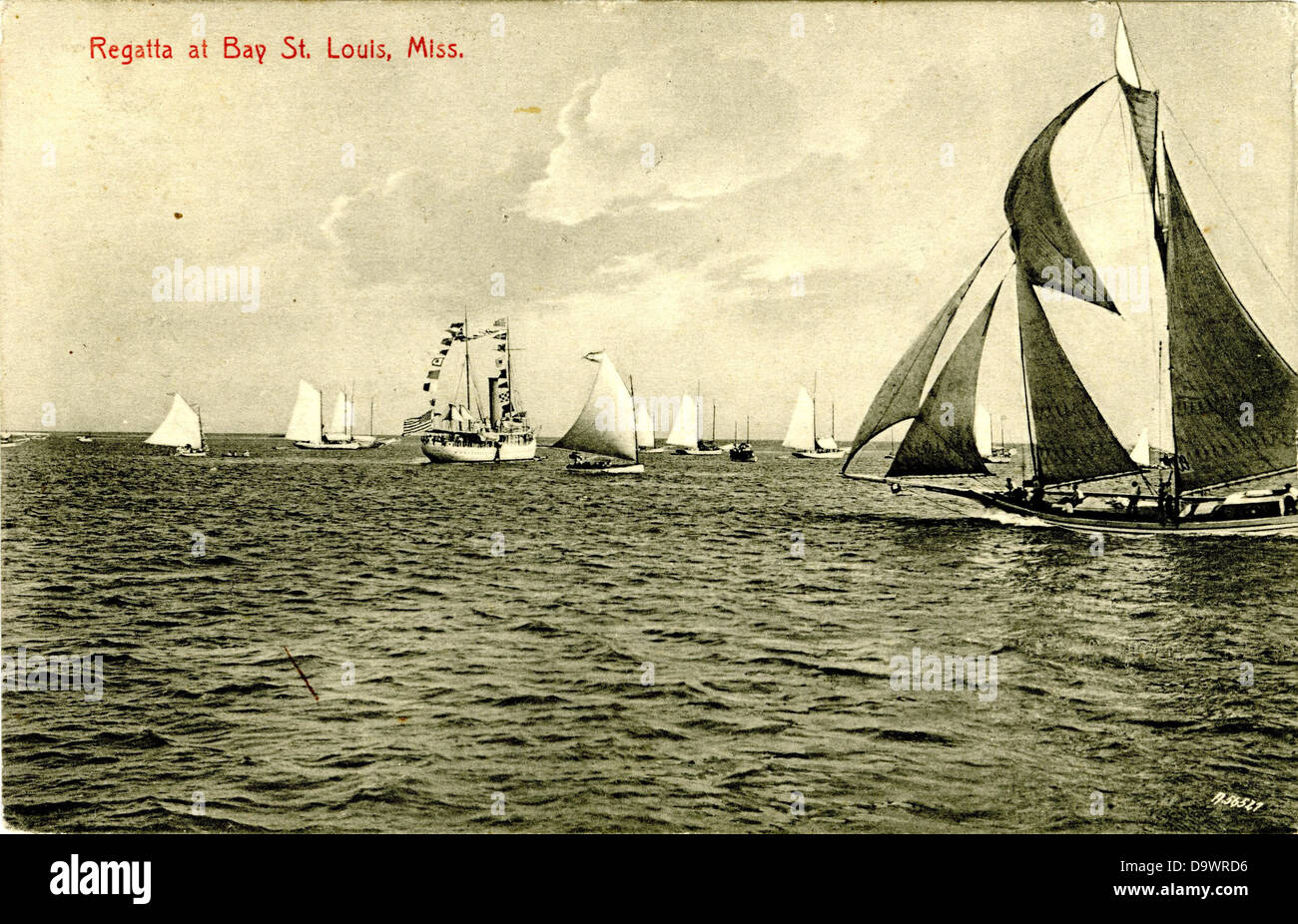 Regatta at Bay St. Louis, Miss Stock Photo - Alamy