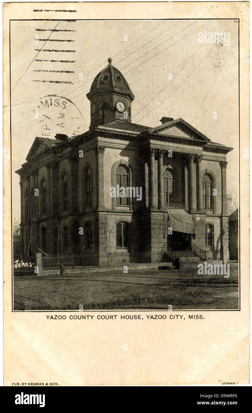 Yazoo County Court House, Yazoo City, Miss Stock Photo Alamy