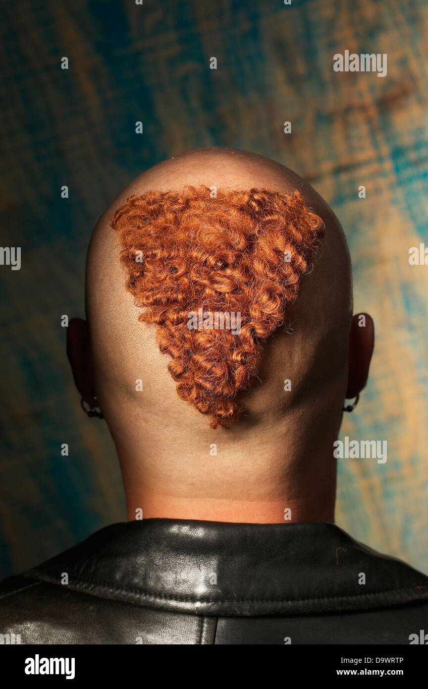 bald guy Stock Photo