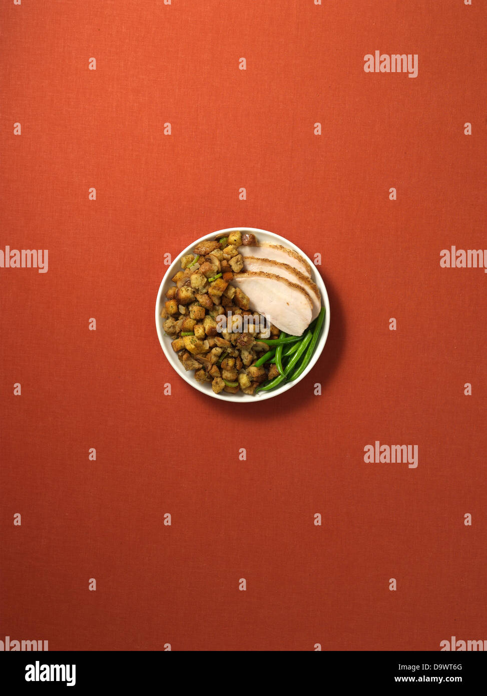 Dinner plate Stock Photo