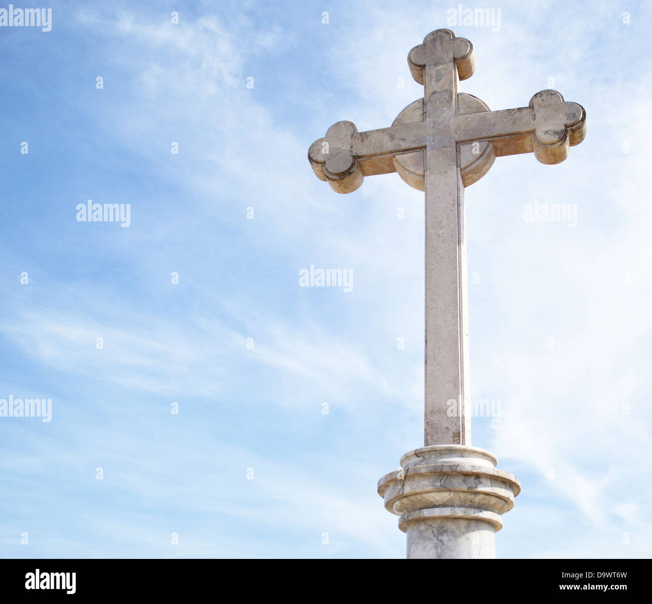 Jesus christ on cross clouds hi-res stock photography and images - Alamy