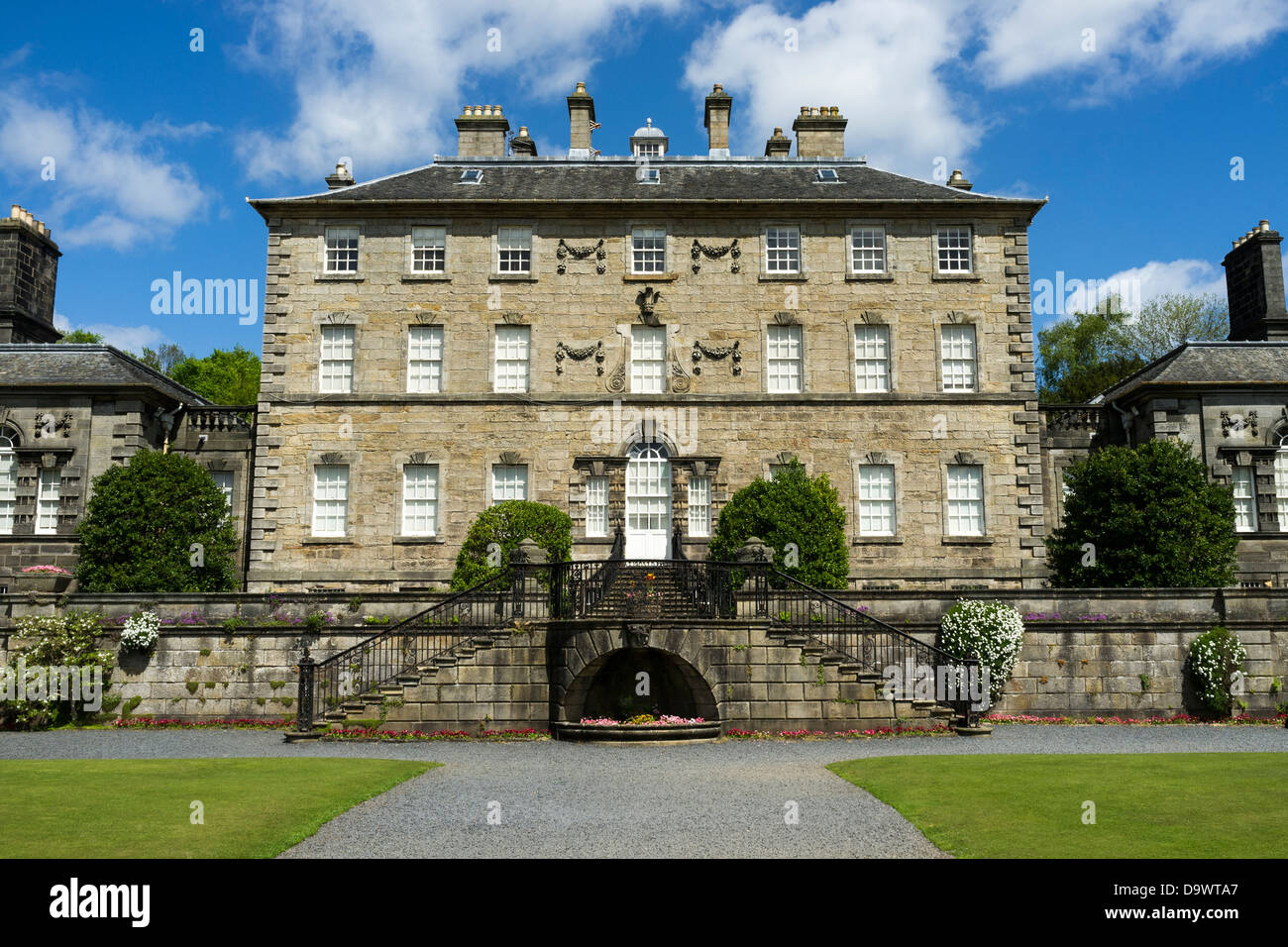 View of Pollok House, Glasgow, Scotland Stock Photo