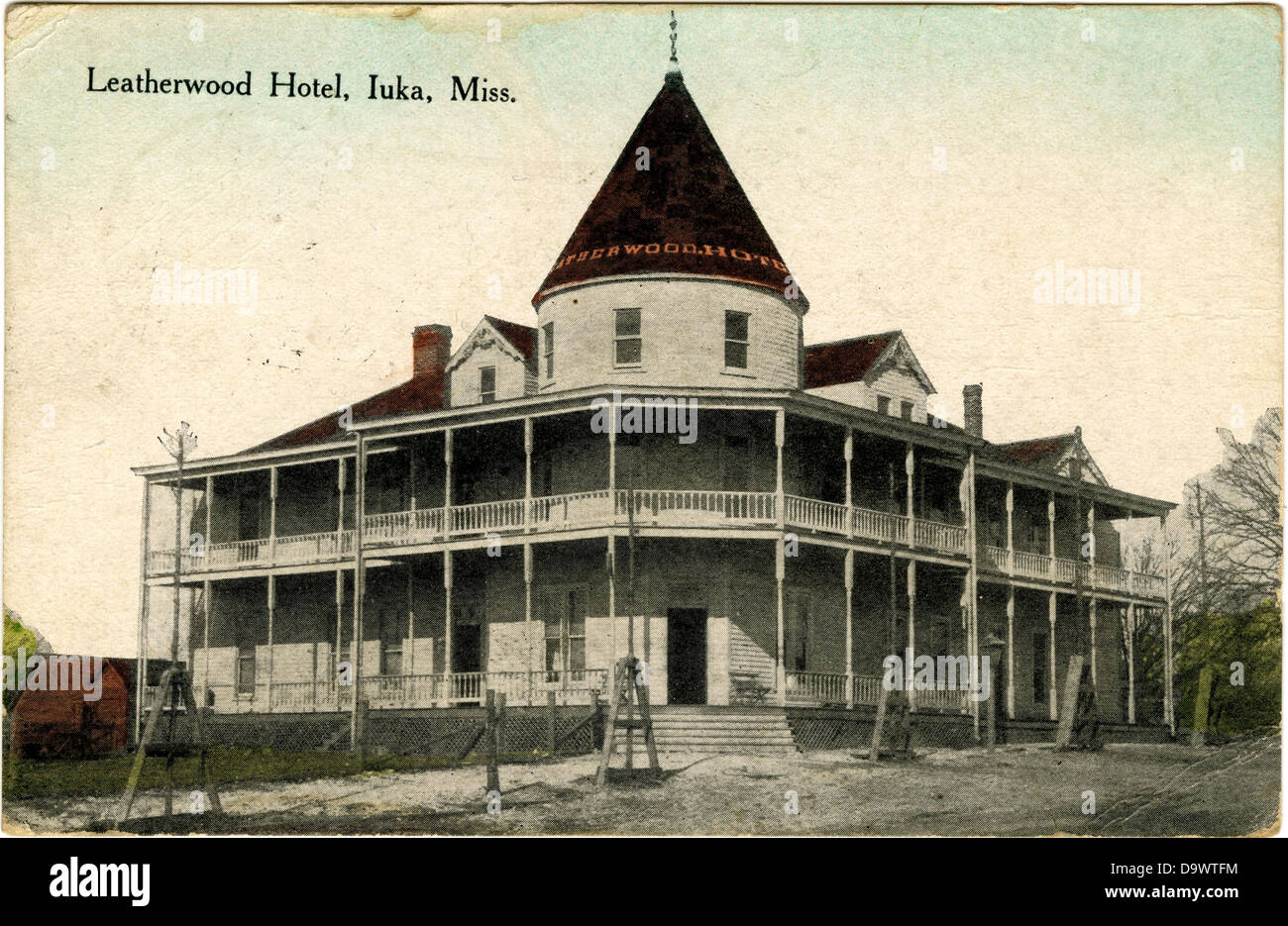 Leatherwood Hotel, Iuka, Miss Stock Photo Alamy