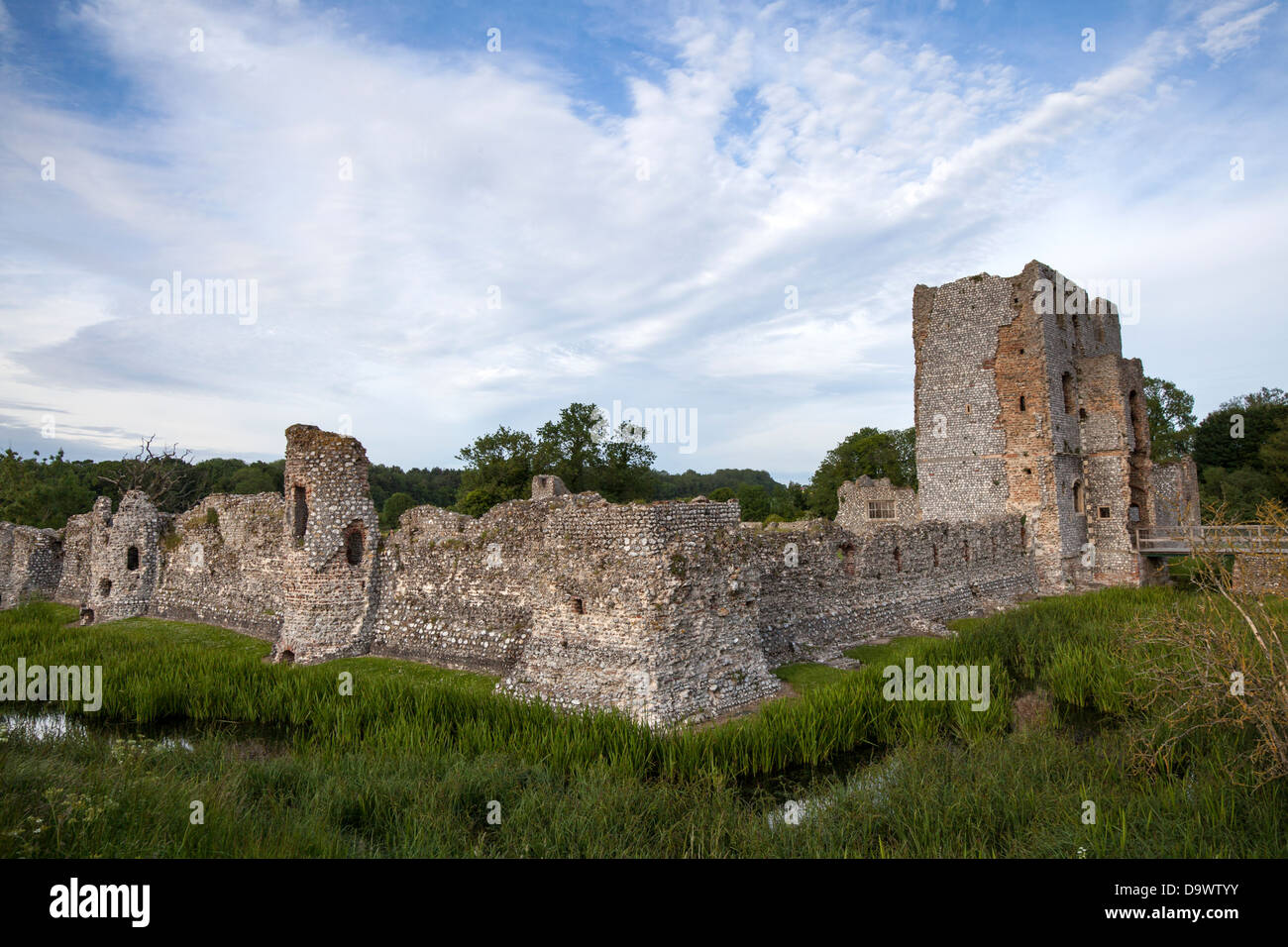 Baconsthorpe Castle, Baconsthorpe Hall, ruined, fortified manor house a ...