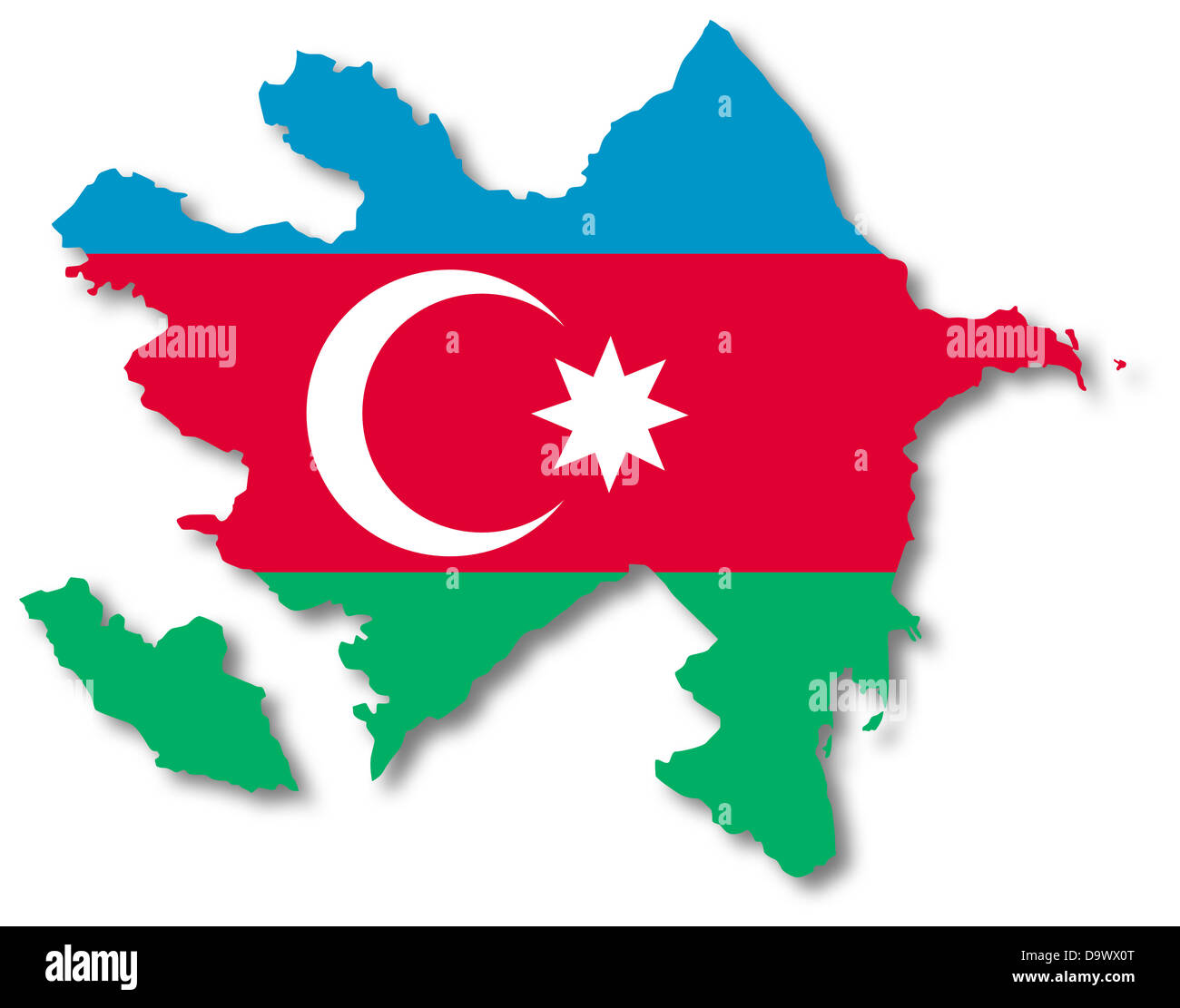 Azerbaijan map hires stock photography and images Alamy