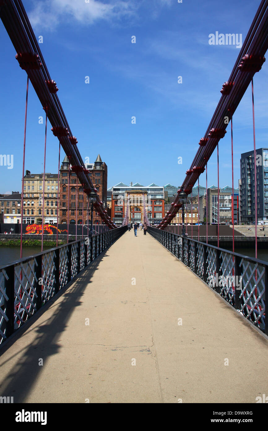 South Portland Street Suspension Bridge Glasgow 1853 Martin