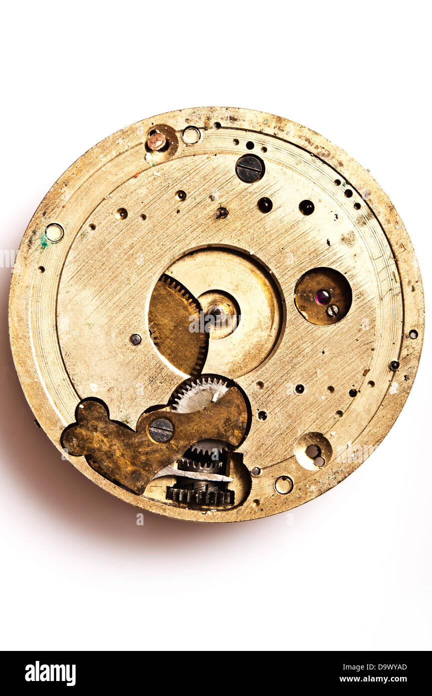 movements of a pocket watch Stock Photo Alamy
