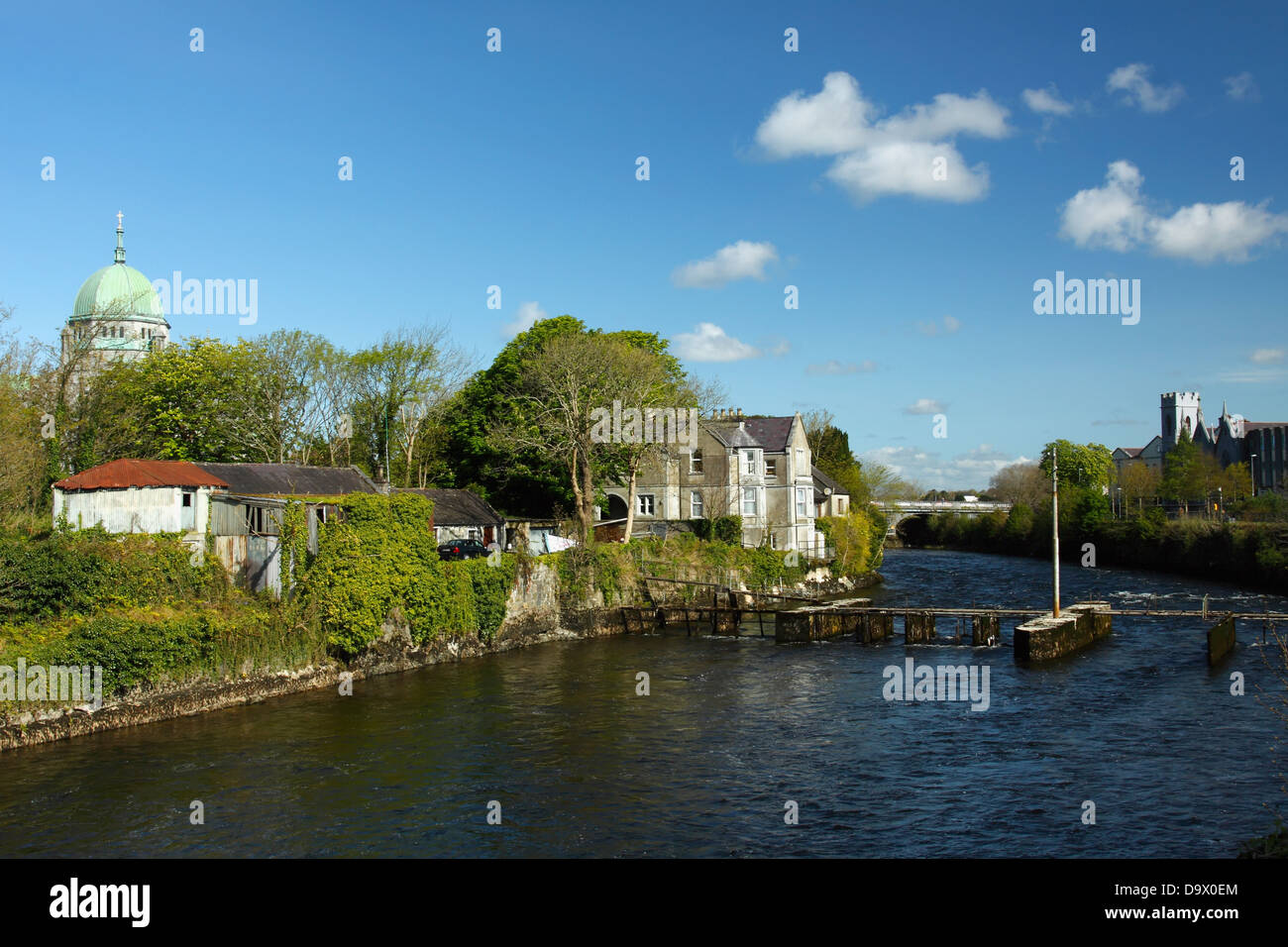 The Corrib River; Galway City County Galway Ireland Stock Photo - Alamy