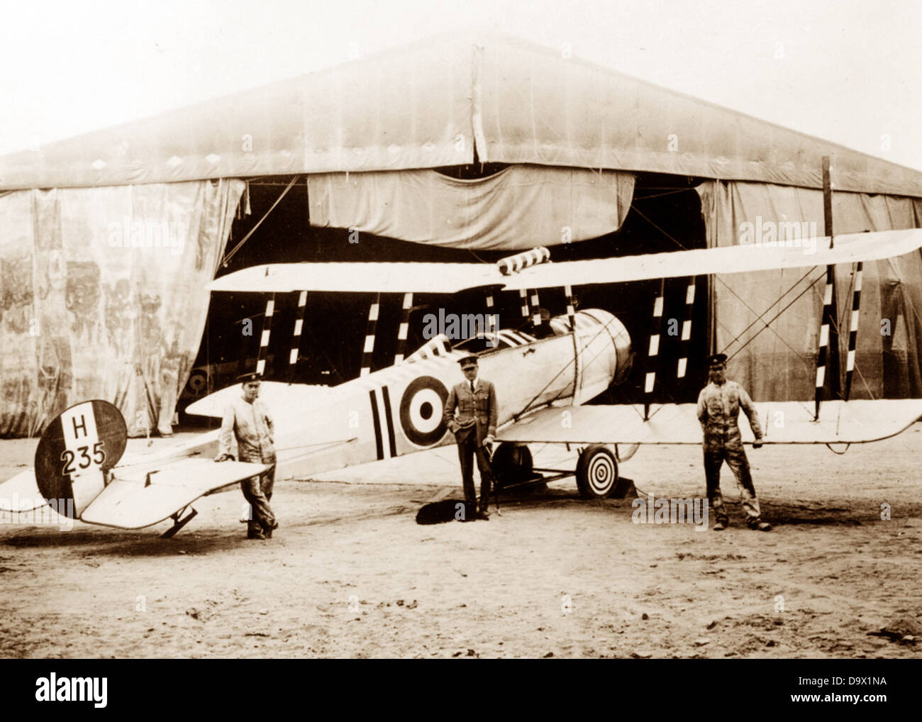AVRO 504 Scottish Aircraft Company early 1900s Stock Photo