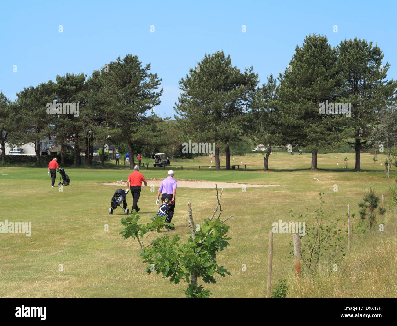 Porthmadog golf club Stock Photo
