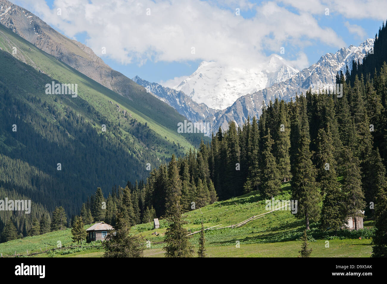 Mountain Valley Aksay, Kyrgyzstan Stock Photo - Alamy