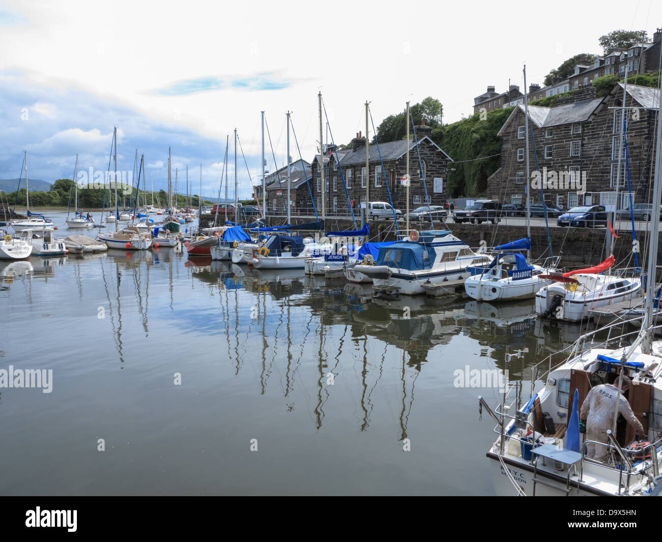 Porthmadog harbour, Gwynedd Stock Photo Alamy