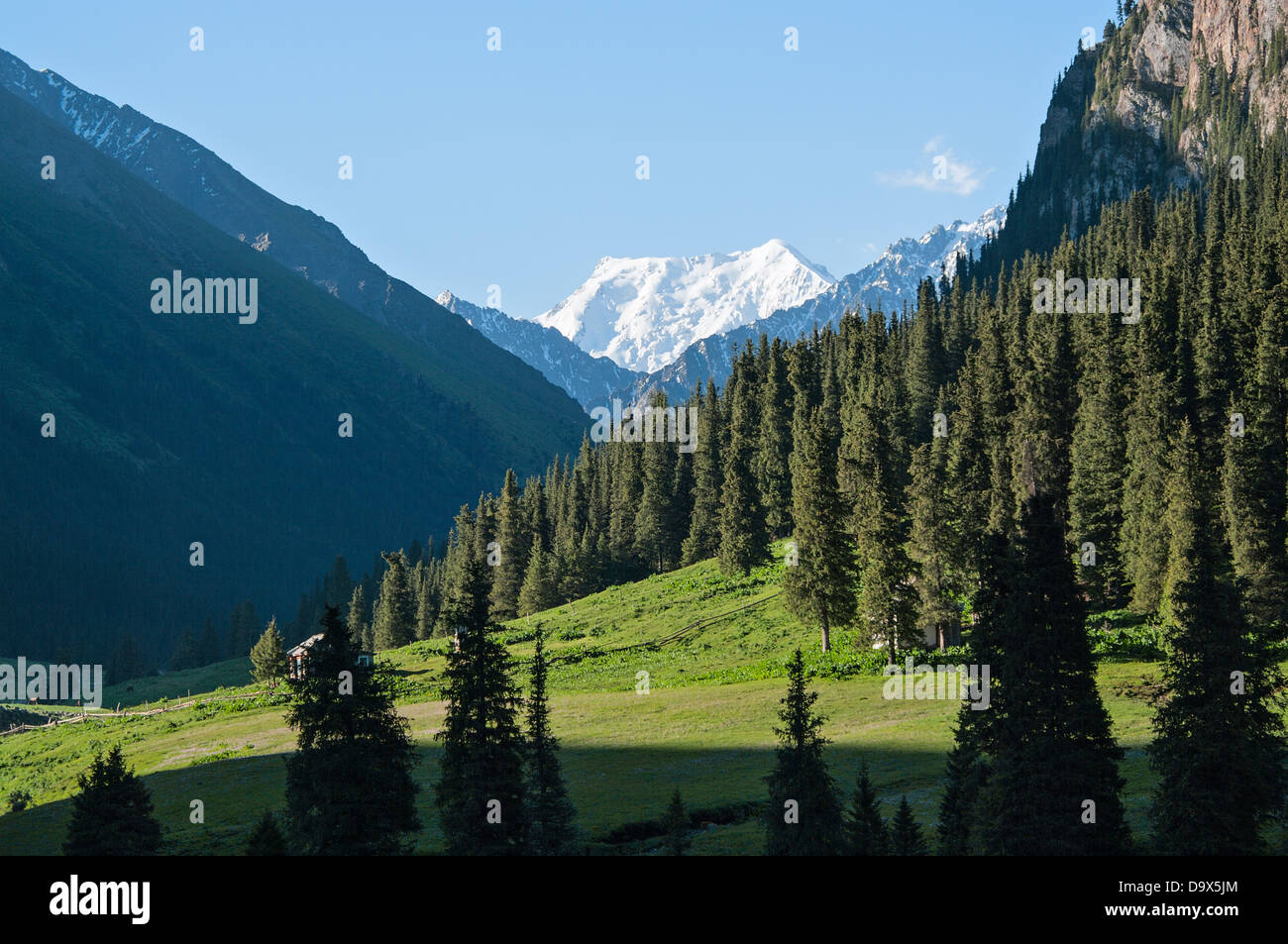 Mountain Valley Aksay, Kyrgyzstan Stock Photo - Alamy