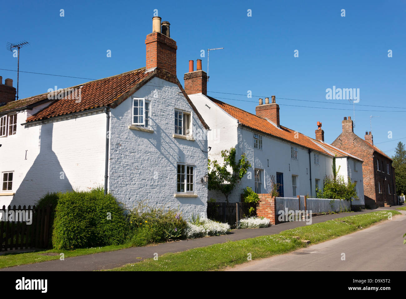 Holme on the Wolds village, East Riding of Yorkshire, England. Stock Photo