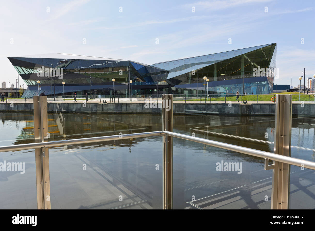 Royal Victoria Docks Newham Siemens Crystal exhibition building, London
