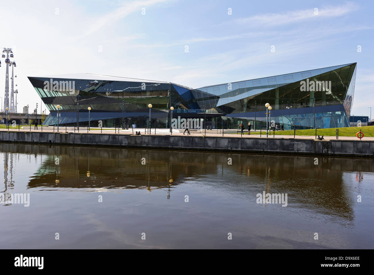 Royal Victoria Docks Newham Siemens Crystal exhibition building, London
