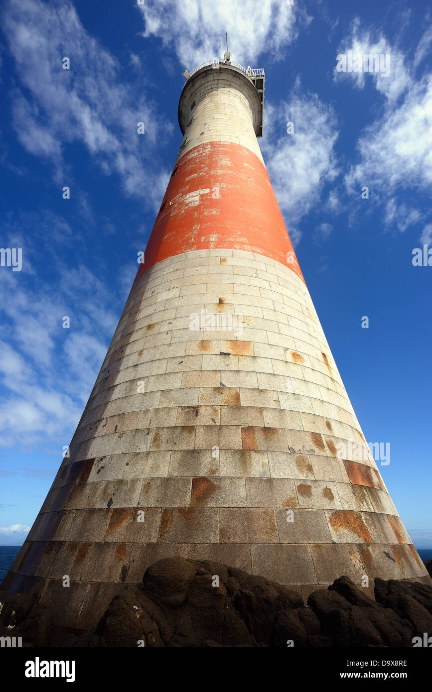 Dubh Artach Lighthouse (west of Colonsay and SW of Mull) Stock Photo