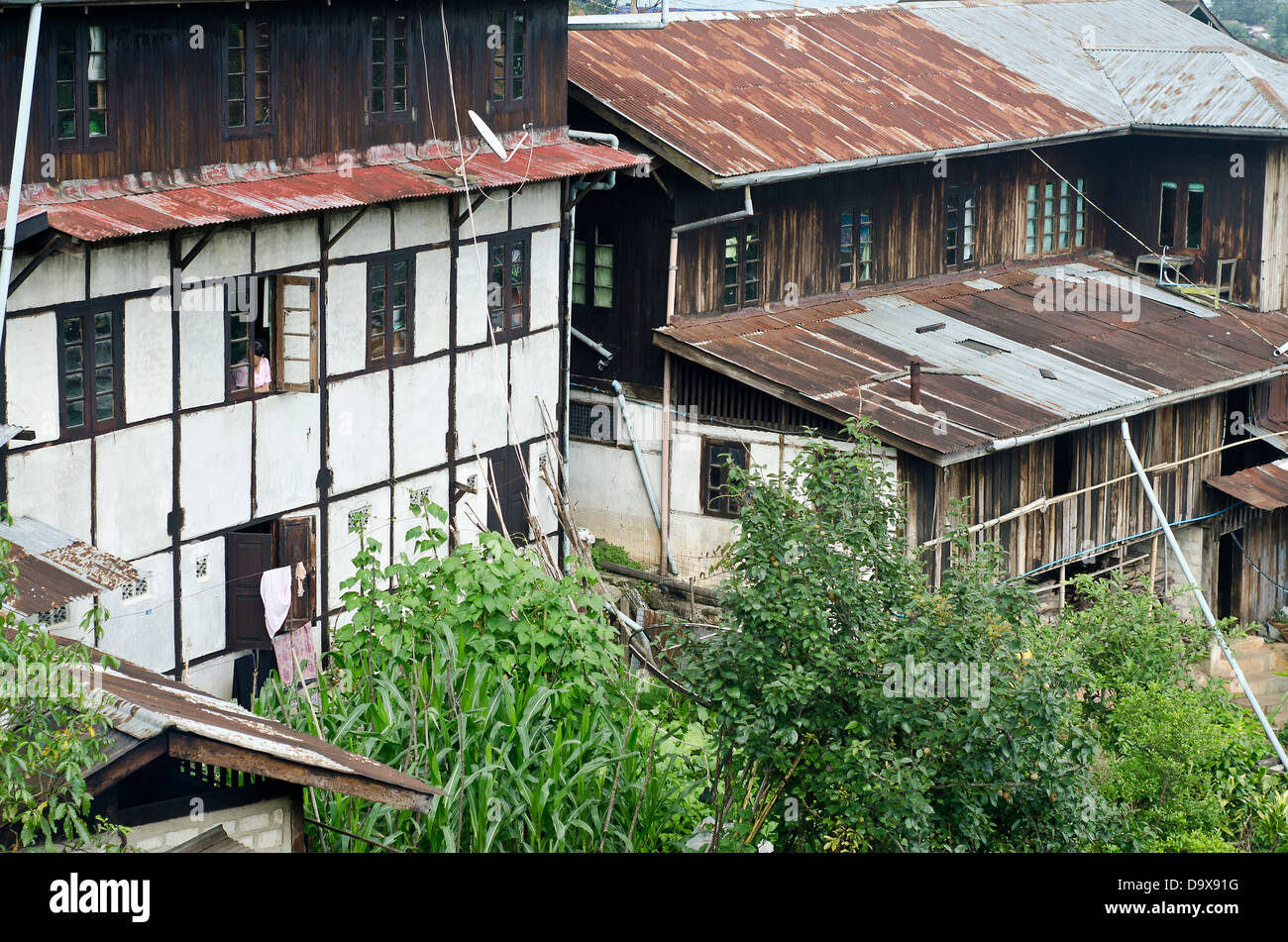 Traditional house myanmar village hires stock photography and images