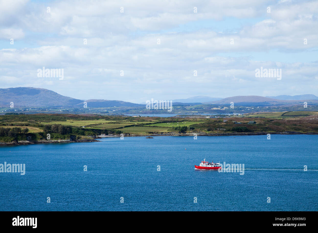 Roaringwater Bay With Sherkin Island In The Background Near Baltimore