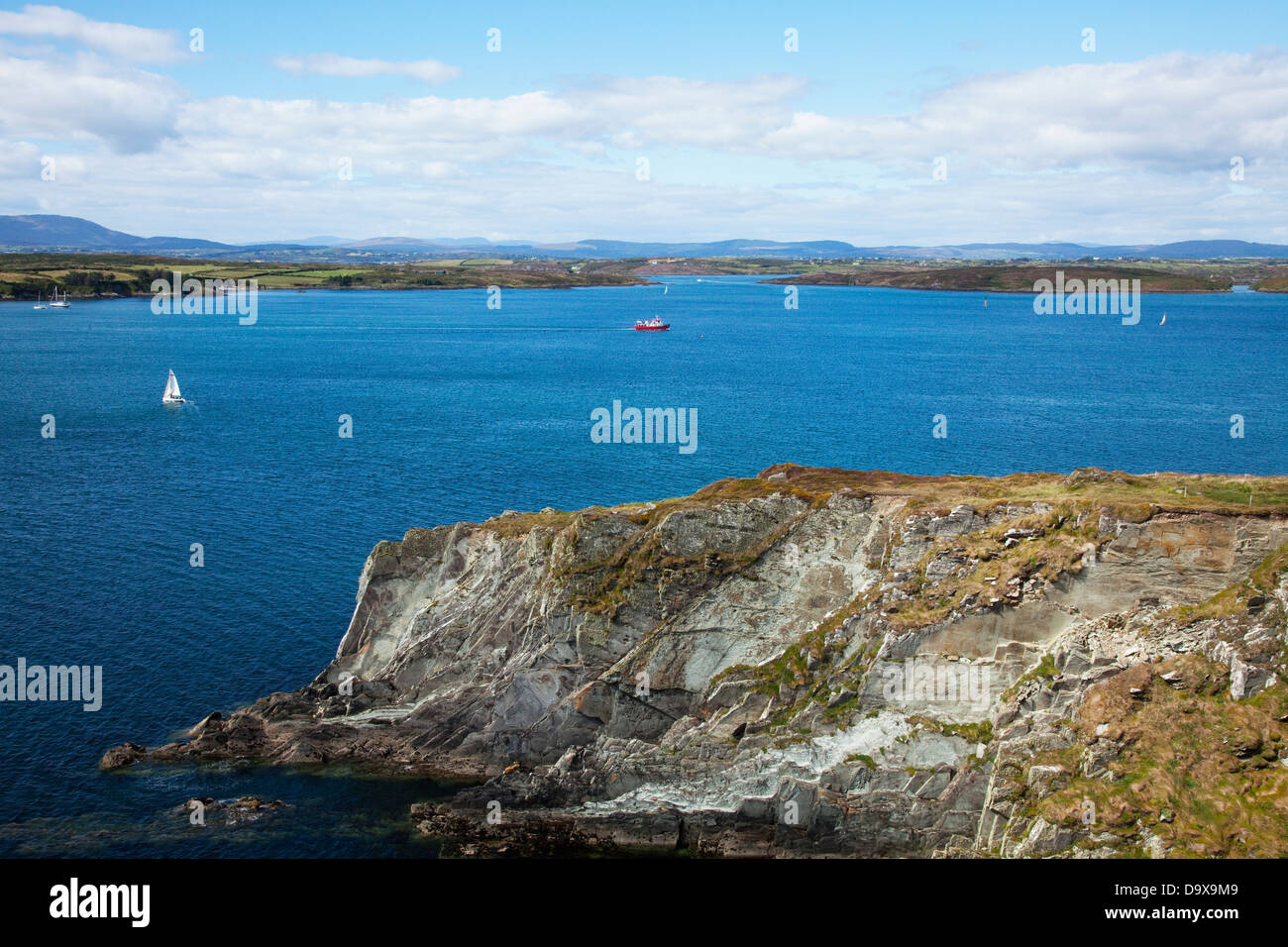 Roaringwater Bay With Sherkin Island In The Background Near Baltimore