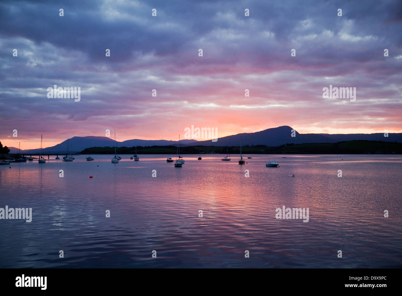 Sunset Over Bantry Bay; Cork City, County Cork, Ireland Stock Photo Alamy