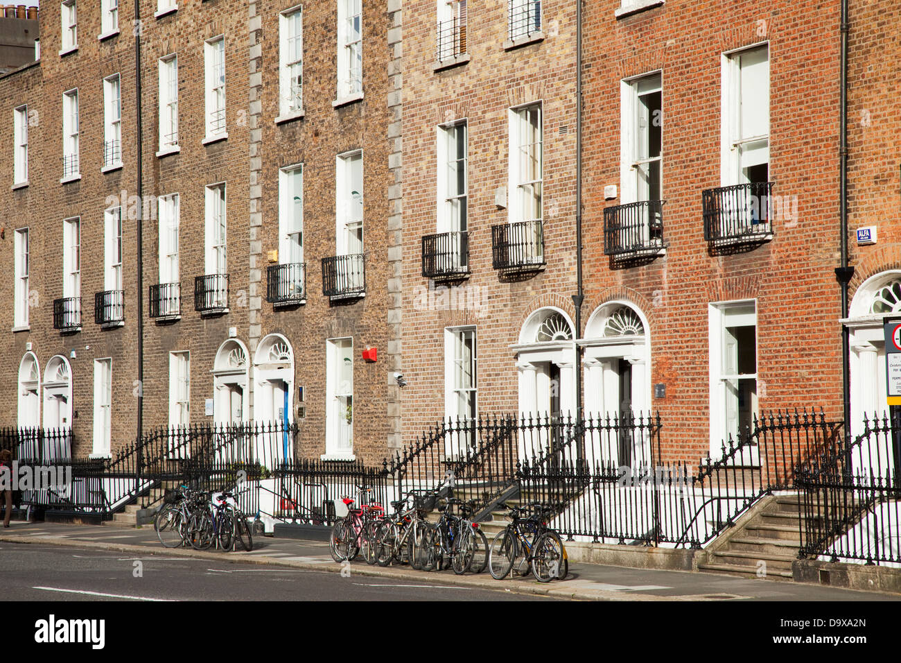 Houses; Dublin City, County Dublin, Ireland Stock Photo Alamy