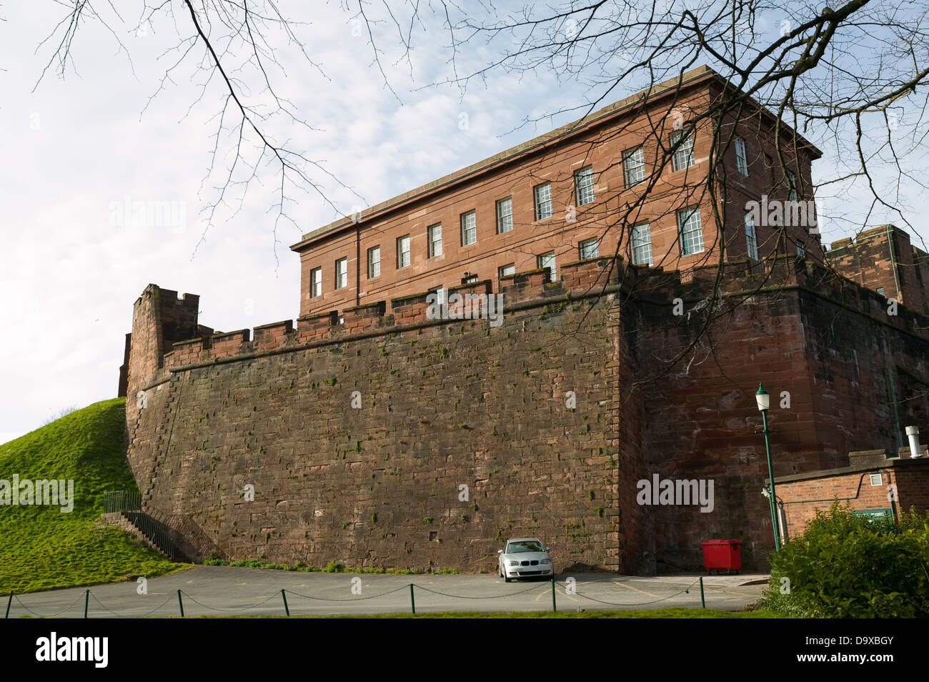 Chester Castle built from sandstone by William the Conqueror Stock