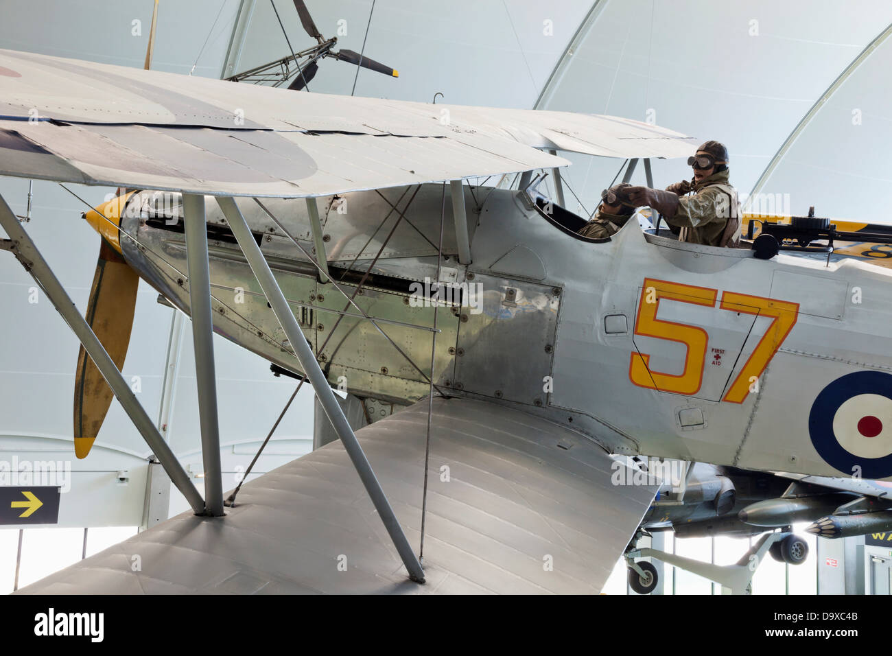 UK, England, London, Hendon, The Royal Airforce Museum, Display of ...