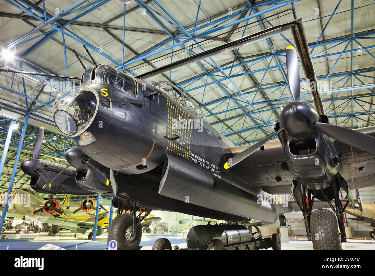 UK, England, London, Hendon, The Royal Airforce Museum, Lancaster ...