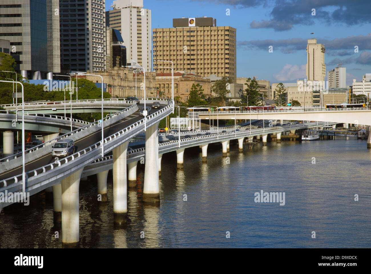 Express Way, Turbot Street, Brisbane, Queensland, Australia. Stock Photo