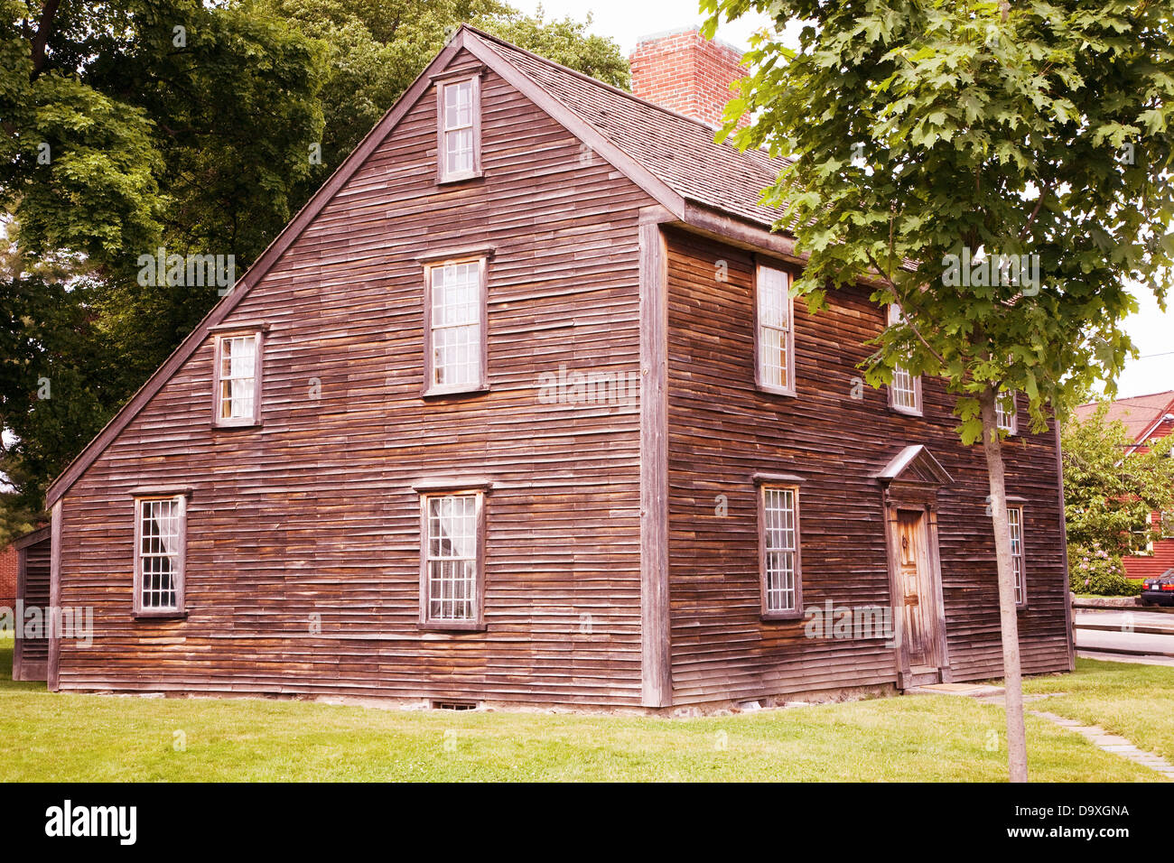Birthplace John Adams 2nd President Revolutionary War hero Adams National Historical Park Braintree Quincy Ma USA Stock Photo