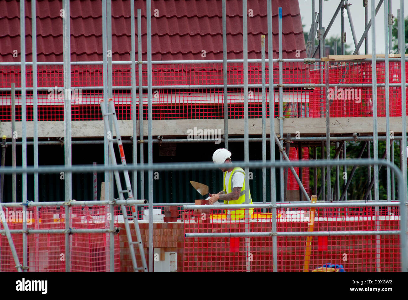 New Homes being constructed in Saffron Walden, Essex, England, UK. 27/6