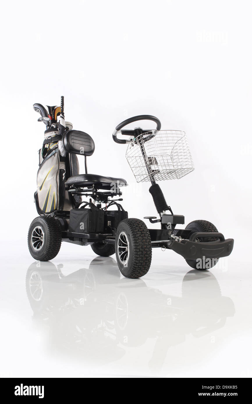 motorized golf buggy